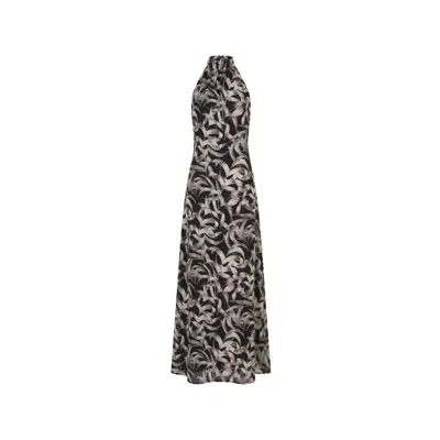 Glam On You Women's Black Arabel Dress In Multi
