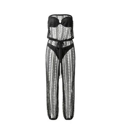 Glam On You Women's Black Kida Jumpsuit