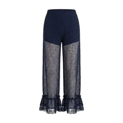 Glam On You Women's Blue Oceane Pants