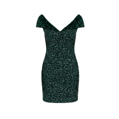 Glam On You Women's Green Imani Dress