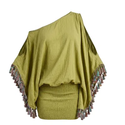 Glam On You Women's Green Thalassa Dress Short