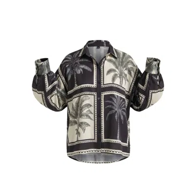 Glam On You Women's Grey Jafara Top In Gray