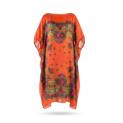 Glam On You Women's Orange Violetta Tunica