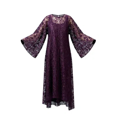 Glam On You Women's Purple Zaira Kaftan