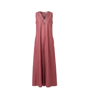 Glam On You Women's Red Mariha Dress Maroon In Brown