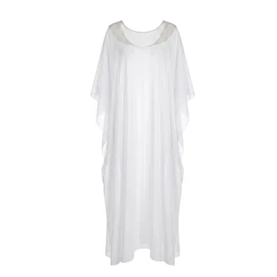 Glam On You Women's White Maristela Kaftan
