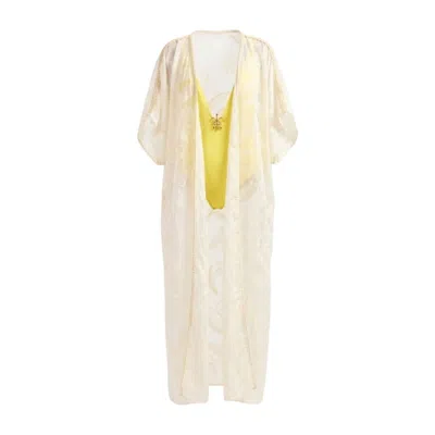 Glam On You Women's White Soraya Robe In Neutral