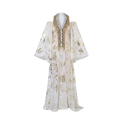 Glam On You Women's White Topaz Dress In Multi