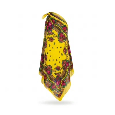 Glam On You Women's Yellow Dariya Dress
