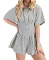 Glam Princess Polly Romper In Navy In Neutral