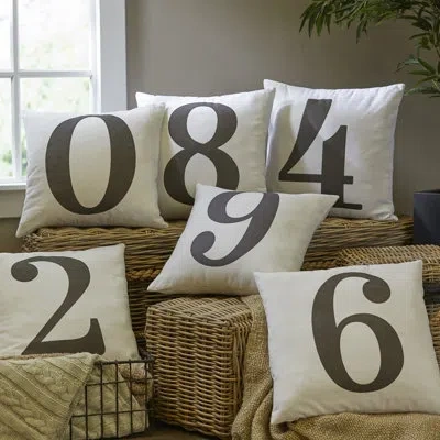 Glam Rock Lucky Number Pillow Cover