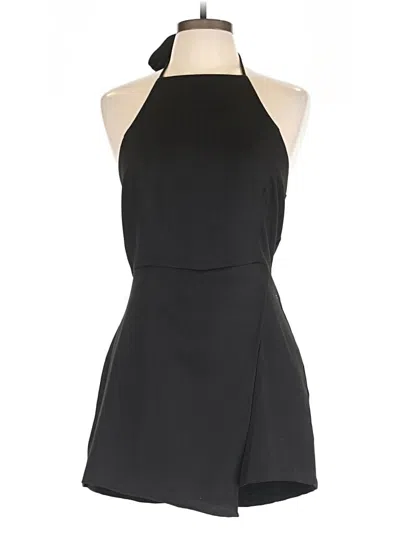 Pre-owned Glam Romper In Black