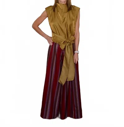 Glam Savanah Palazzo Wide-leg Pants In Multi