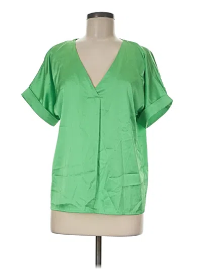 Pre-owned Glam Short Sleeve T-shirt In Green