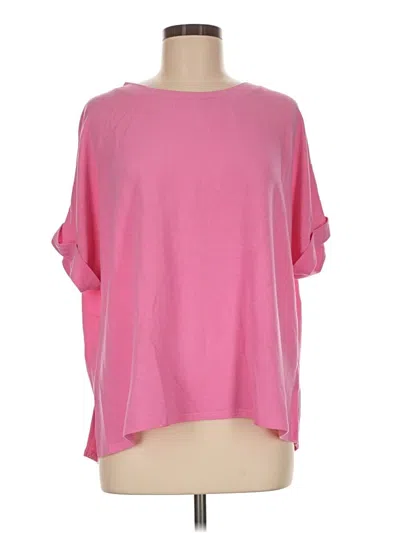 Pre-owned Glam Short Sleeve T-shirt In Pink
