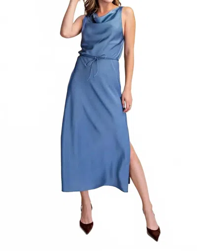 Glam Sienna Midi Dress In Blue