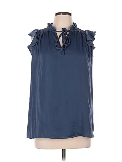 Pre-owned Glam Sleeveless Blouse In Blue