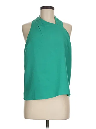 Pre-owned Glam Sleeveless Blouse In Green