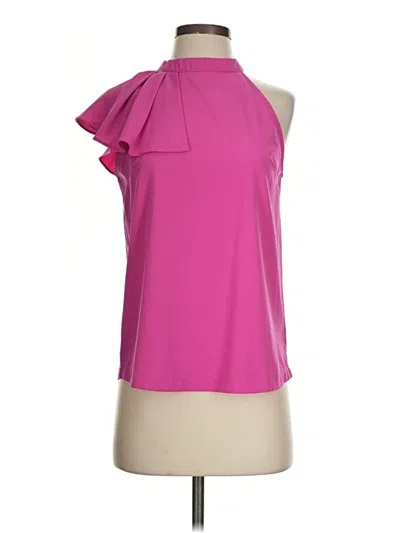 Pre-owned Glam Sleeveless Blouse In Pink