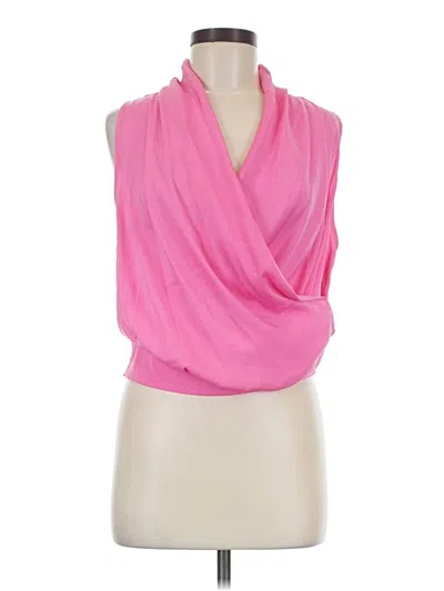 Pre-owned Glam Sleeveless Blouse In Pink