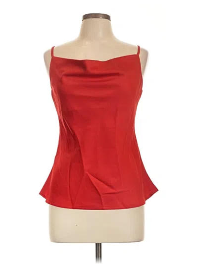 Pre-owned Glam Sleeveless Blouse In Red
