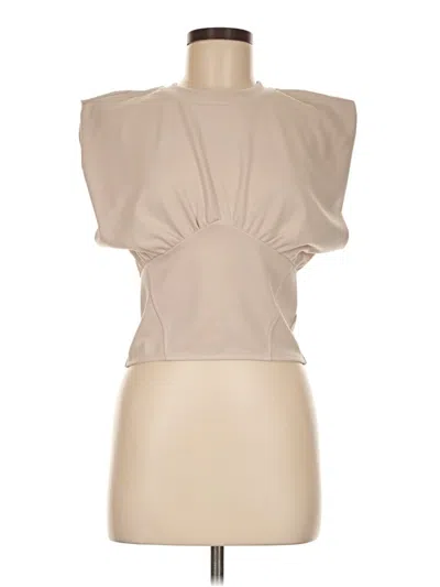 Glam Sleeveless T-shirt In Brown