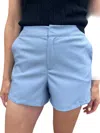 GLAM TO TOWN HIGH-WAIST SHORTS IN SKY