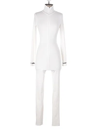 Pre-owned Glamaker Jumpsuit In White