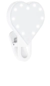 Glamcor Riki Sweetheart Selfie Light And Touch Up Mirror In 白色