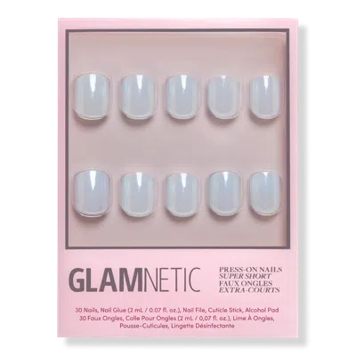 Glamnetic Clear Skies Press-on Nails In White