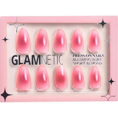 Glamnetic Short Almond Press-on Nails Set In Blushing Aura