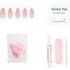 Glamnetic Short Almond Press-on Nails Set In White