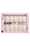 Glamnetic Short Almond Press-on Nails Set In Key Lime
