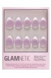 Glamnetic Short Oval Press-on Nails Set In Fairy Dust