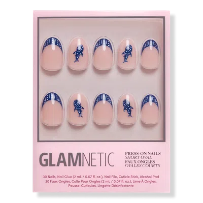 Glamnetic Whale Waves Press-on Nails In Pink
