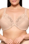 Glamorise Front Clasp Underwire Bra In Cafe