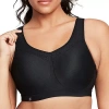Glamorise High Impact Wonderwire Sports Underwire Bra-9066 In Black