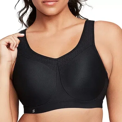 Glamorise High Impact Wonderwire Sports Underwire Bra-9066 In Black