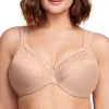 Glamorise Low Cut Wonderwire Lace Underwire Bra- 1240 In Pink