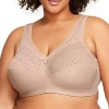 Glamorise Magiclift Moisture Control Wirefree Bra-1064 In Sand