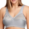 Glamorise Magiclift Original Support Wirefree Bra-1000 In Gray
