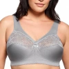 Glamorise Magiclift Original Support Wirefree Bra-1000 In Gray