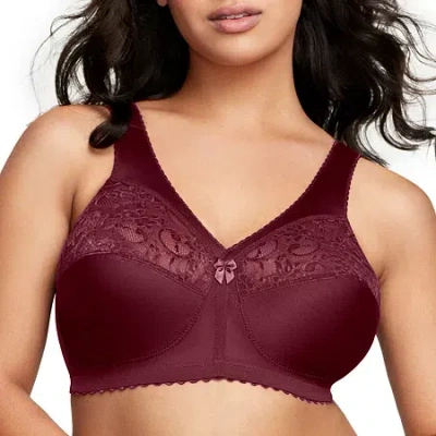 Glamorise Magiclift Original Support Wirefree Bra-1000 In Red