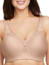Glamorise Magiclift Seamless Everyday Wire-free Bra In Cafe