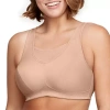 Glamorise No-bounce Camisole Sports Wirefree Bra-1066 In Sand