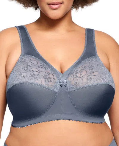 GLAMORISE WOMEN'S FULL FIGURE PLUS SIZE MAGICLIFT ORIGINAL WIREFREE SUPPORT BRA 1000
