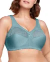 Glamorise Magiclift Original Support Wire-free Bra In Glacier
