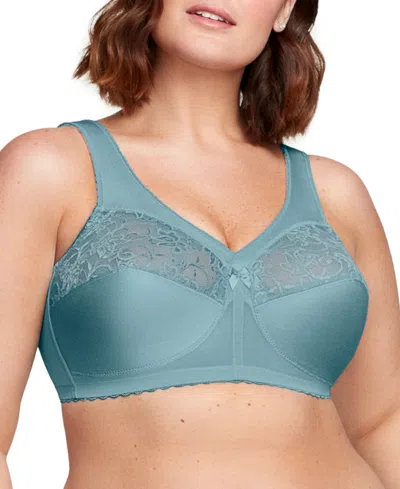 GLAMORISE WOMEN'S FULL FIGURE PLUS SIZE MAGICLIFT ORIGINAL WIREFREE SUPPORT BRA 1000
