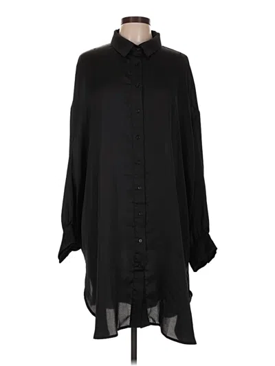 Pre-owned Glamorous 3/4 Sleeve Blouse In Black