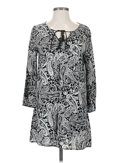 Pre-owned Glamorous 3/4 Sleeve Blouse In Gray